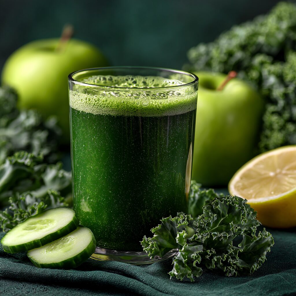 Pouring fresh homemade juice, a staple for beginner juicing recipes.