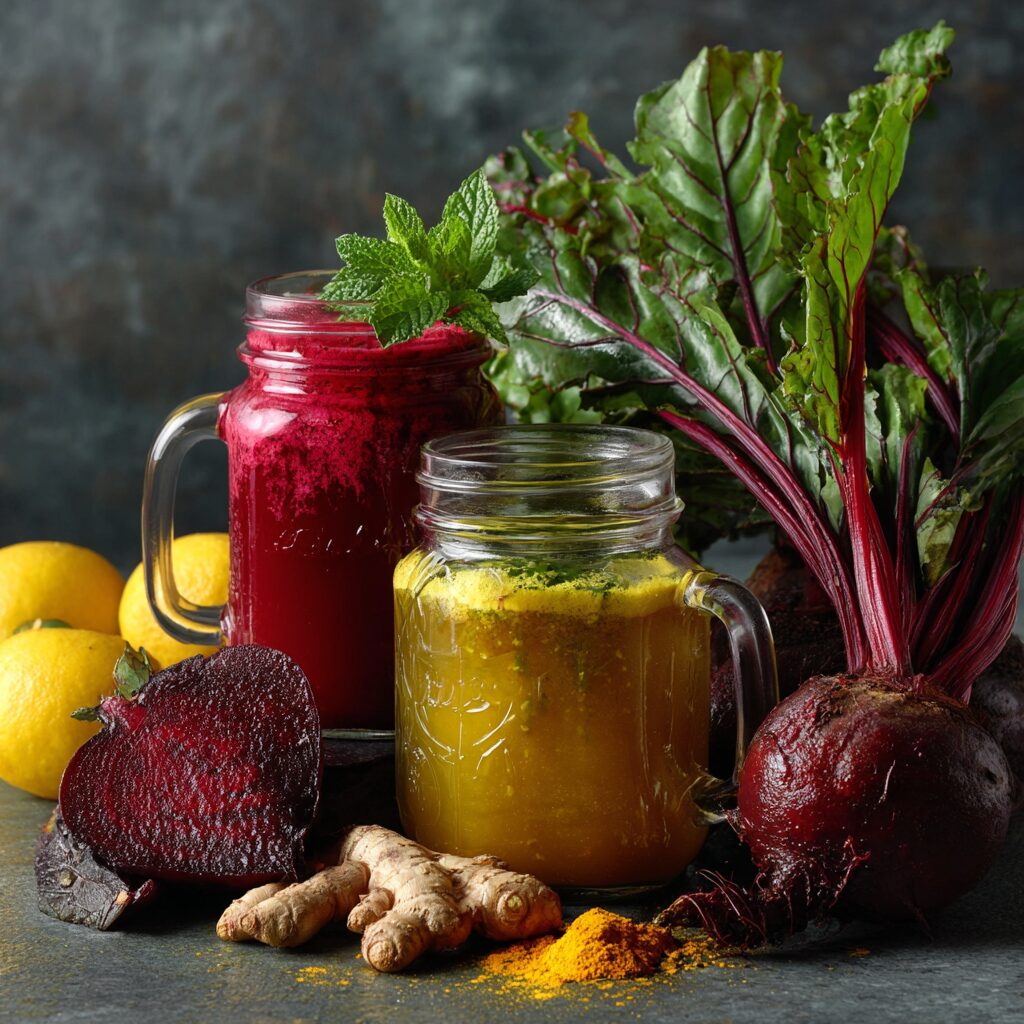 Using a kitchen juicer to create nutritious juicing recipes at home.