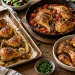 Chicken leg dishes – baked, braised and air fryer chicken legs